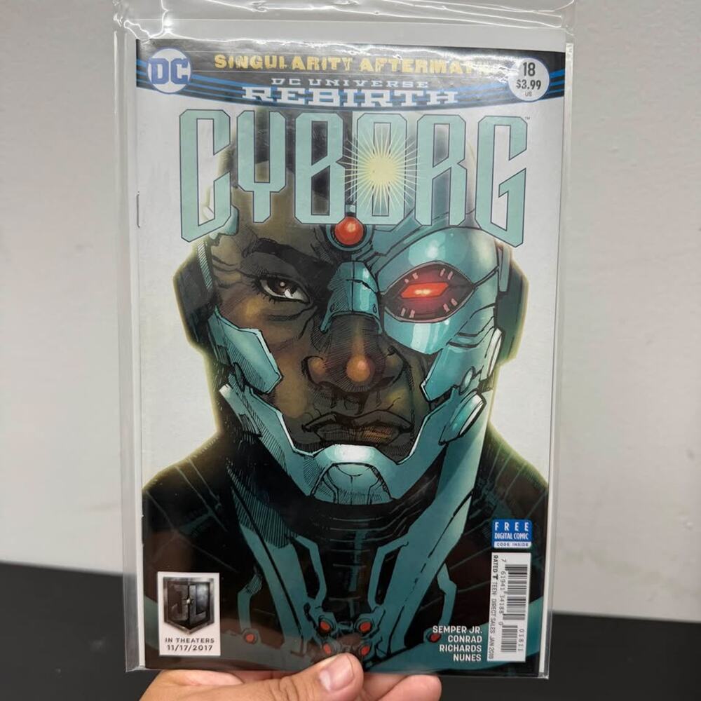 DC Comics Cyborg #18 Singularity Aftermath
